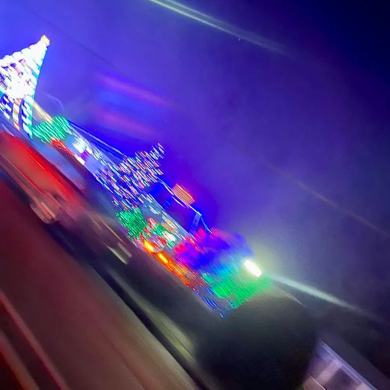 Blurry Lighs from Candy Cane Lane