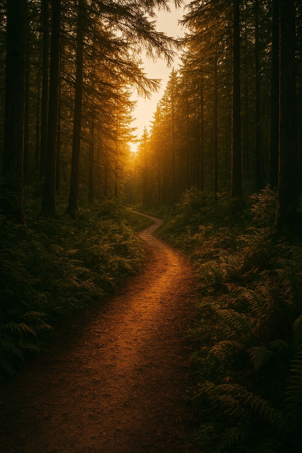 Golden Hour Forest