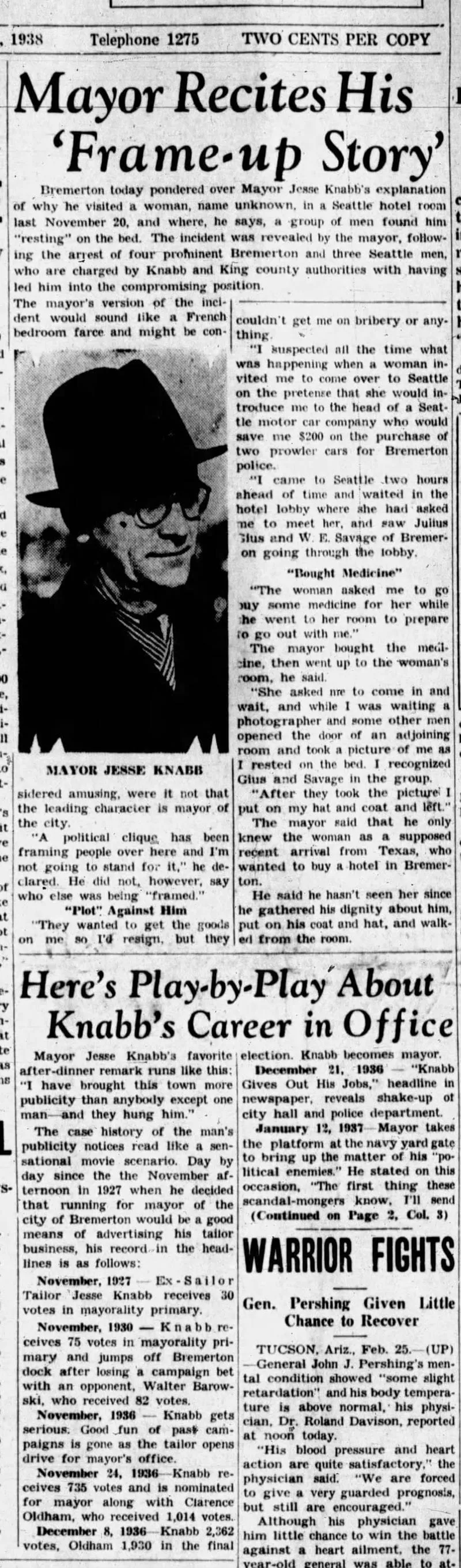 Jesse Knabb frame up / play by play