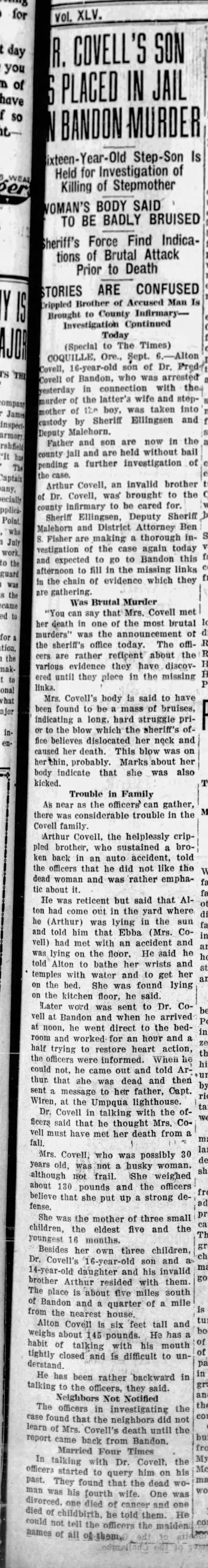 Ebba Covell Murder - Anton - Anthony - OMG!